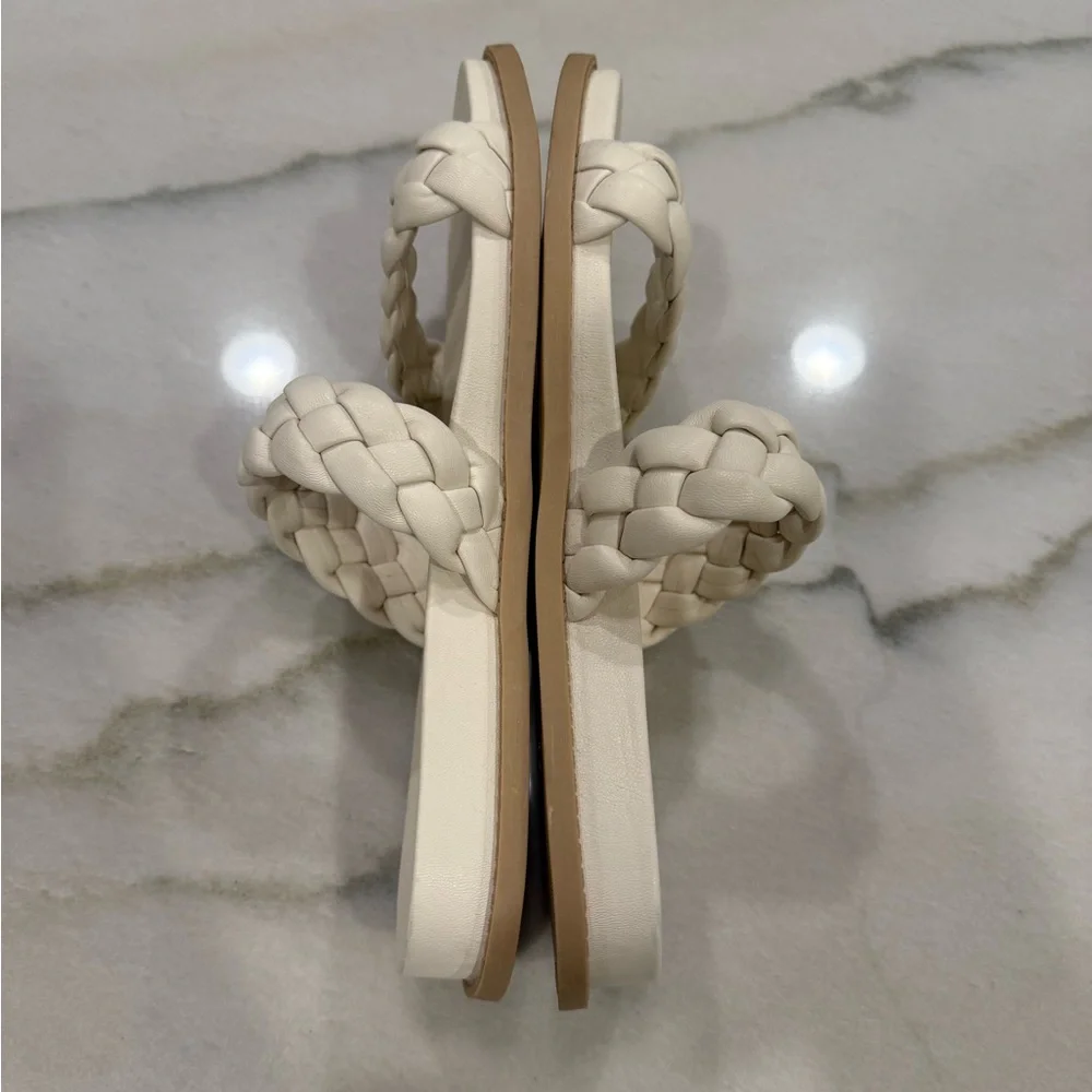 Dolce Vita Glade Slide Sandals Size 8.5 Cream - Picture 6 of 10